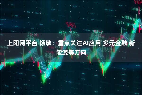 上阳网平台 杨敏：重点关注AI应用 多元金融 新能源等方向